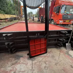 SYZ/ZMQY铸铁镶铜圆闸门,200mm 手电两用圆型铸铁镶铜闸门