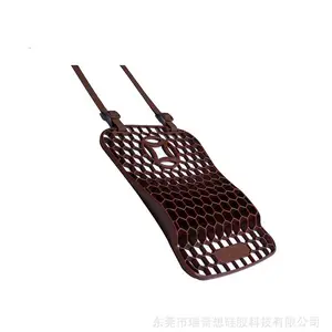 硅胶汽车靠垫厂家直销蜂巢沙发垫隔热又透气腰部支撑的汽车靠垫