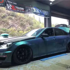 低趴***李洋介绍奔驰W204改装***低趴潮流AIRBFT气动避震
