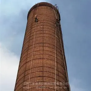 大理烟囱维修公司锅炉烟囱加固避雷针更换爬梯安装