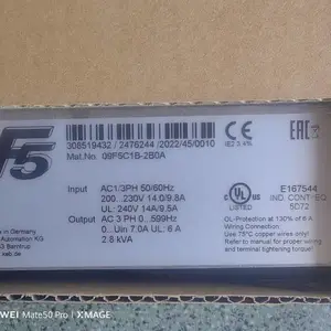 变频器 12.F5.G1D-1A0A 13.F5.G1E-160A 永明