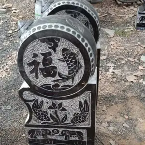 石头抱鼓 淞山 福字抱鼓 抱鼓 四合院古建院门口各种石雕古建配件