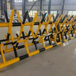 广西拒马护栏厂家 学校门口移动拒马 防冲撞护栏 路障拒马 烨方出品