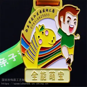 定制锌合金烤漆金属奖牌平衡车比赛奖章马拉松完赛纪念奖牌定做