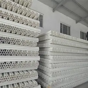 竟成建材厂家直销 pvc实壁管排水管 PVC无压埋地白色实壁管带扩口