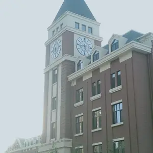 学校用钟楼大钟外墙挂钟楼顶大型时钟安装修理服务