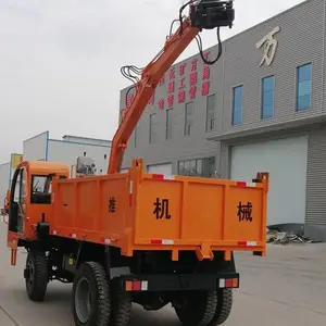 吊臂式旋转抓木机厂家 大型工程随车抓木机 伸缩臂液压抓甘蔗机