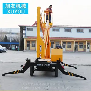 折臂式升降台电动柴油式高空作业车升降平台登高车 曲臂式升降机