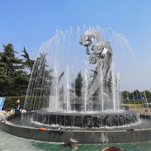 阜阳喷泉厂家供应 公园波光泉改善小区气候