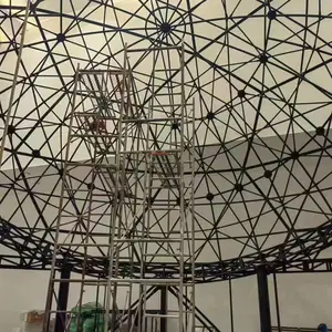 球幕影院 穹顶 金属框架球型屏幕 天文馆 科视投影 飞跃 设计安装