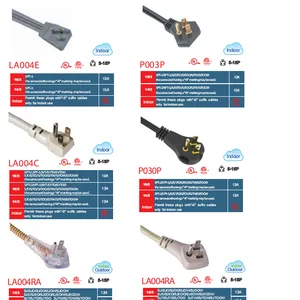 ��ӦUL��֤ NEMA1-15P 5-15P 5-20P 6-15P 6-20P ��Դ��ͷ