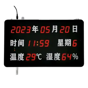 蜂窝物联 数据看板（带时间显示）4G远程温湿度传感器