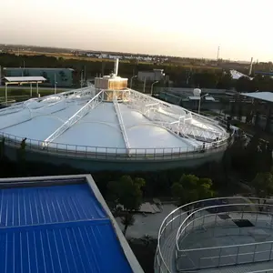 贵州膜结构污水池反吊膜遮阳棚沼气污水池加盖反吊膜大型废水池