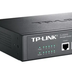 TP-LINK TL-SG3210PE全千兆网管PoE交换机8口千兆+2个SFP二层VLAN