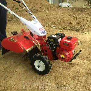 佳民 小型开沟机 家用手扶自走式四驱微耕机 多功能旋耕开沟除草机