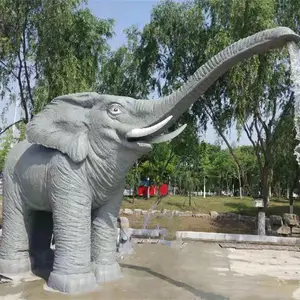 大象艺术型消防水鹤适合安装在面积大的广场处