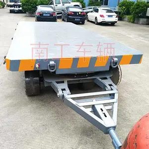 南工25吨重型平板拖车 重型牵引环工具拖车非标订制