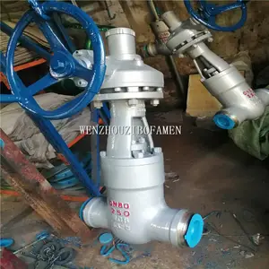 Z562Y-P54 100V 电站对焊铬钼钢双闸板闸阀 Z62Y-P54 100V 自密封闸阀