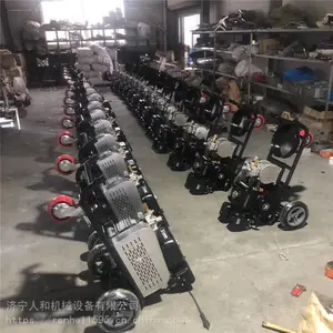 ***控制市政斑马线冷喷划线机厂家 驾校停车位图案箭头喷涂机 高速路面热熔标线机