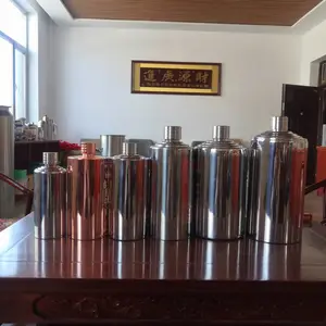 供应︱不锈钢茅型瓶、扁壶、酒坛、周转桶、内胆、啤酒瓶、可定制
