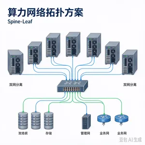 AI 算力 IB 交换机 100G/400G 高速互联 大模型训练机房集群组网交换机
