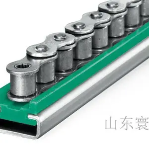 1高耐磨链条导轨 16A-单排链条导轨 高分子聚乙烯导轨 导槽 滑轨 托条 垫条 高强度链条导轨 U