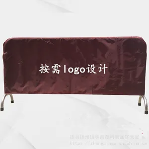 定做护栏广告套价位/不锈钢护栏围布套材质/铁艺护栏宣传布罩生产厂家