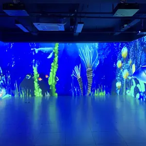 沉寝式空间、CAWE裸眼3D投影