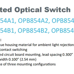 opb854ϵ�в��͹�翪��2.54 mm����͸��������ǲ���������