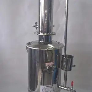 YA-ZD-10断水自控不锈钢电热蒸馏水器 10L自控蒸馏水器沪粤明