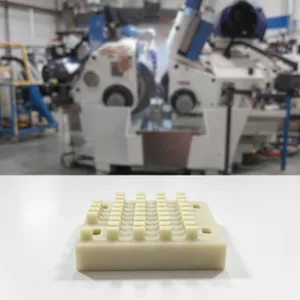 氮化铝陶瓷基板陶瓷垫片工业陶瓷零部件激光切割加工来图定 制
