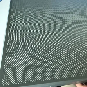 供应灰色铝扣板 600X600铝扣板 穿孔吸音扣板