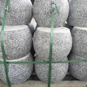 深圳路沿石厂家黄金麻花岗岩宝瓶柱-花岗岩栏杆-宝瓶栏杆