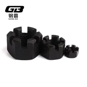 带槽螺帽 六角开槽螺母 槽型六角螺母 开槽螺母型号齐全