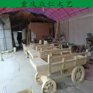 樟子松广场商业花箱 实木道路树池生产 众仁木艺