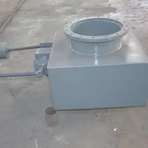碳钢球型锁气器 烟道法兰连接锁气器 工业管道锁气