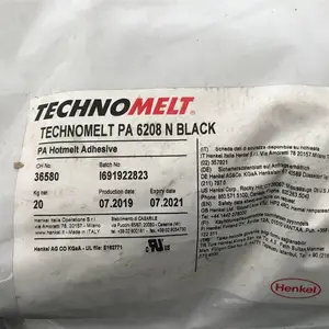 汉高6208N热熔胶 黑色阻燃 电子封装 传感器包覆 原装20KG