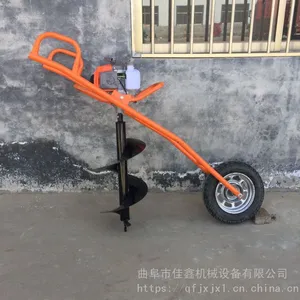 佳鑫双人手扶式挖孔机 大功率种树打洞机