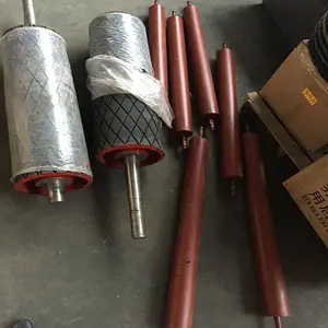 供应给煤机驱动滚筒-称重给煤机包胶滚筒