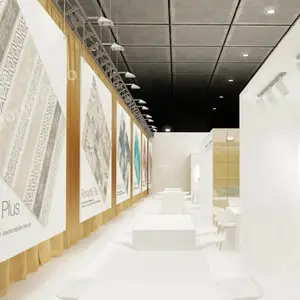 商业展厅设计效果图 现代简约风室内展厅设计图 上海泽迪