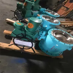 厂价电动三通球阀 PBQ340H-10/16C DN50侧装式硬密封偏心半球阀