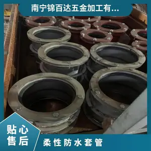 百 色组合电用密闭防水套管国标02S404止水翼环DN500