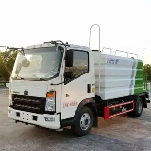 重汽豪沃7方蓝牌抑尘车 潍柴160马力喷雾洒水车