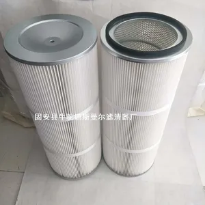 工业除尘滤筒喷塑喷砂焊烟抛丸机粉末回收净化集尘器粉尘滤芯