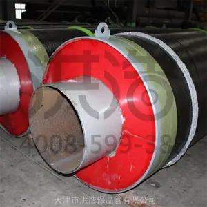 钢套钢预制直埋蒸汽保温管道_地埋蒸汽保温管_厂家