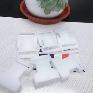 清仓促销 现货2.5cm白色平插 塑料插扣箱包配件塑料扣具 量大优惠