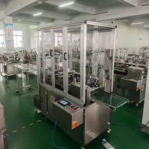 一出2袋 80-100袋/分 全伺服驱动 智能运行 ZMJ-FKD 型 四边封口罩包装机