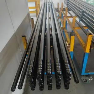台车钻杆H32-R32/R38-3700mm 台车用螺纹钎杆H35-R38/T38