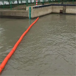 水域库区拦污浮筒 水电站杂草垃圾拦截浮体 分体组装拦污浮排