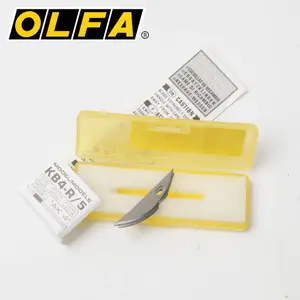 OLFA日本KB4-R/5圆弧刀刃5片适用AK-4/LTD-09刻刀模型手工刀片